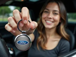 Ford Llavero Metal Acero Premium Estilo